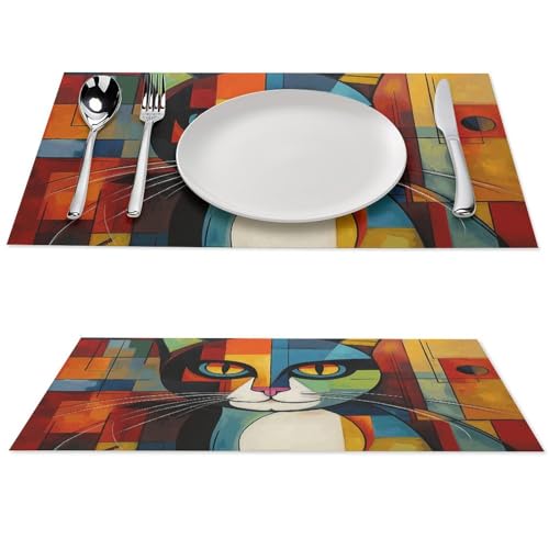 Sets de table anti-tache en PVC pour protéger le bois - 2