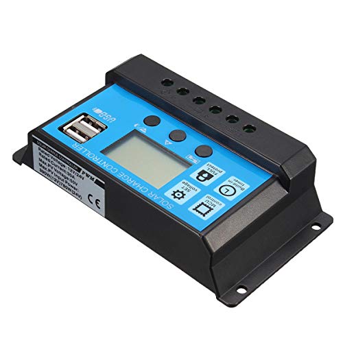 Régulateur de batterie intelligent 40A doté de sorties USB pour panneau solaire - 5