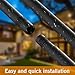 Glow Yard Poles – Lawn Light Mount, Outdoor Lighting Holder | Durable Patio Light Pole For Garden Decoration, Backyard Metal Lighting Stand For Lawn Parties, Driveway Events, Outdoor Corners
