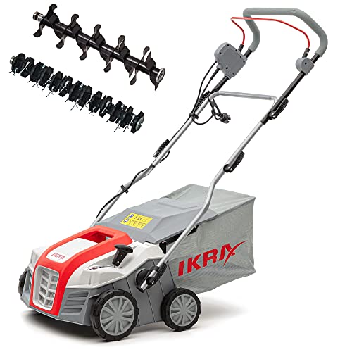 IKRA escarificador y aireador eléctrico IEVL 1840, Ancho 40 cm, 1800 W