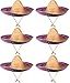 Funny Party Hats Sombrero Hats - 6 Pack -Child and Adult Sizes Costume and Dress Up Hat
