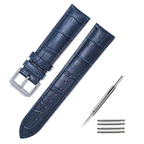 Moran Genuine Leather Watch Band 18mm 19mm 20mm 21mm 22mm 23mm 24mm Calf Grain Watch Strap for Men and Women