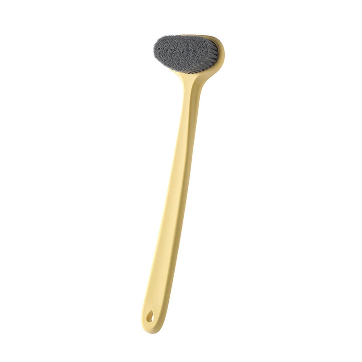 Langer Griff Körper Massage Dusche Bürste Backwäsche Frau Mann Hautpflege Bad Körperbürste Bad Körperbürste (Color : Yellow)