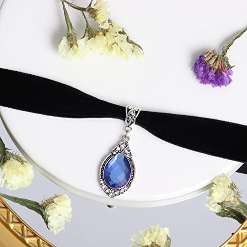 Hexalova Gothic Choker Necklace, Victorian Choker, Grunge Vintage Choker, Goth Choker Collar, Black Velvet Choker Necklace For Women Girls, Gothic Jewelry (7) #TOP3