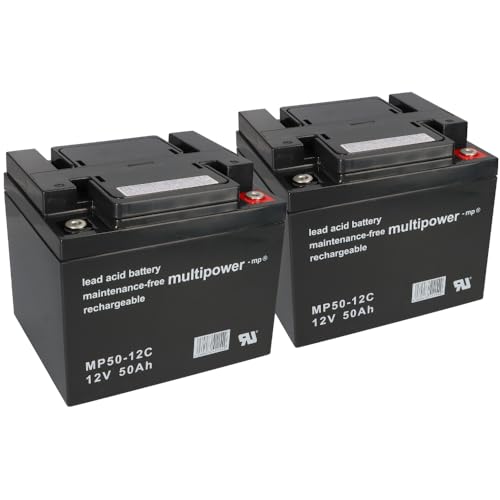 Batterie 12V 50Ah Uumlr pour remplacer les cellules usagées de votre fauteuil électrique 24V