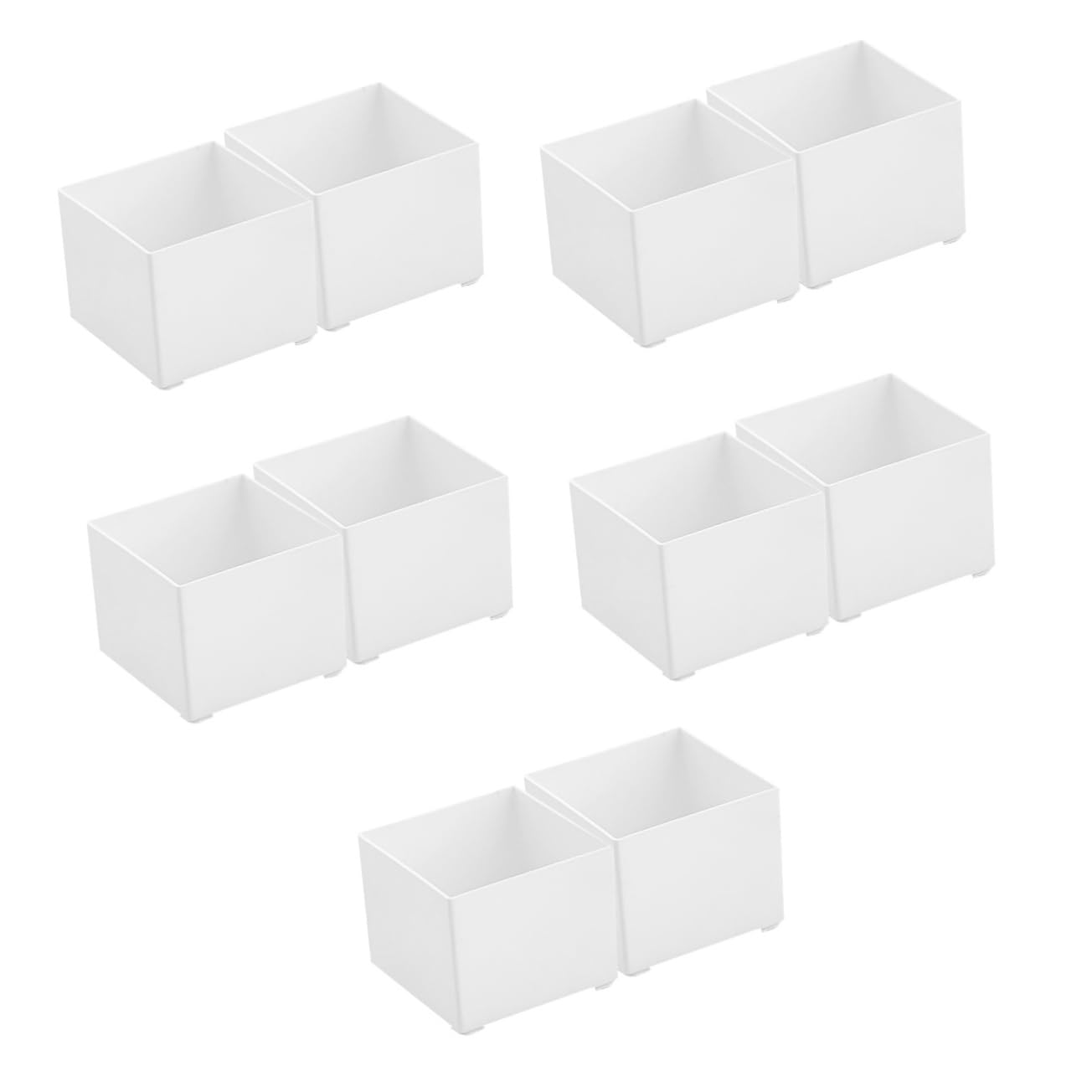 NUOBESTY Lot De 5 Boîtes De Rangement Porte-mémo Bloc-notes Distributeur De Bloc-notes Rangement De Bureau Petit Étui Pour Bloc-notes 2 Pièces X 5