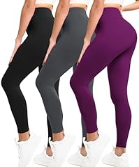 3 Packs - Black/Dark Grey/Plum Purple