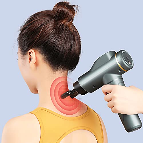 Kemissy Massage Gun, Upgrade Percussion Muscle Massage Gun For Athletes, Handheld Deep Tissue Massager (Green) #TOP4