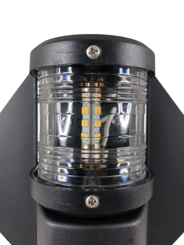 Pactrade Marine Waterproof Led Combo Masthead Deck Light For Sailboat Boats Up To 12M, G4 Type Bulb And Led Type #TOP3