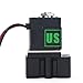 U.S. Solid 1/4inches Electric Solenoid Valve 110V AC Air Water NBR Normally Closed