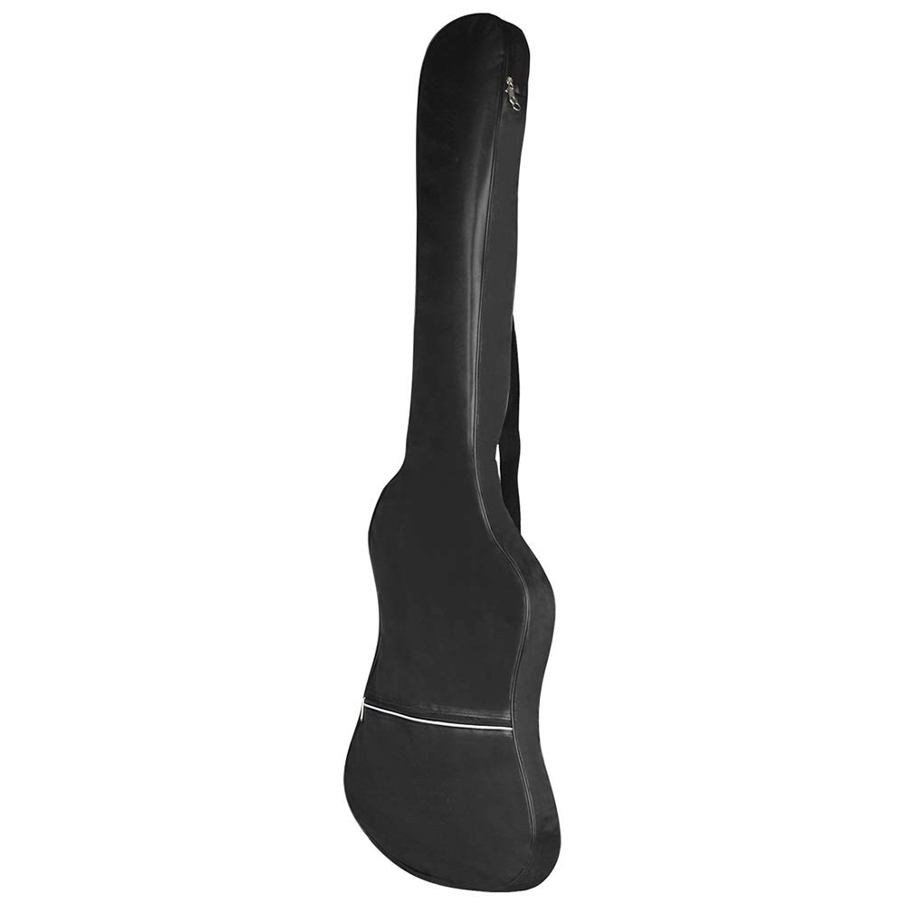 E-Bass - Mochila acolchada para bajo eléctrico y guitarra (20 mm), color negro