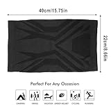 WTACTFUL Winter Neck Gaiter Neck Warmer Half Face Ski Mask Cover Shield for Cold Weather Windproof Tube Bandana Balaclava for Running Skiing Hunting Snowboarding Cycling Motorcycle Riding All Black - Image 9