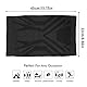 WTACTFUL Schlauchschal Herren Halbe Sturmhaube Motorrad Halstuch Herren Halswärmer Ski Mask Skimaske Halsschlauc Neck Gaiter Motorrad Gesichtsmaske für Winter Laufen Skifahren Snowboarden Alle Schwarz
