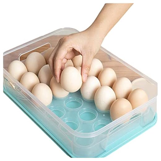 Envase para Huevos, Cartón de Huevos Plástico, Huevera Plástico, Hueveras para Frigorifico, Soporte de Plástico para Huevos, Plástico Huevera De Huevos, Caja De Almacenamiento De Huevos, para Cocina