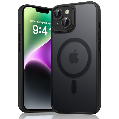 YLK Cover Magnetic per iPhone 14, Custodia Protettiva Completa con