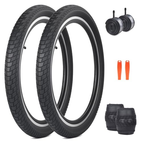 ZUKKA 24 x 2.4 Inch Bike Tire Folding Replacement Tire