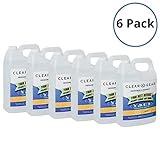 Clear Gear Sports Spray Case (6 Count) of 1 Gallon Bottles - Disinfecting and Deodorizing Spray Kills MRSA, Staph and Strep and Eliminates the Funk in Athletic Facilities, Gyms and Training Centers