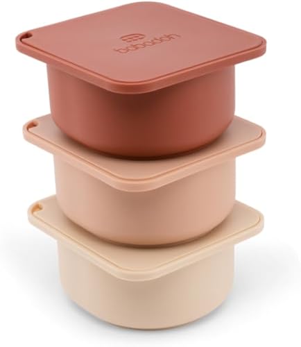 Miniatura 10 de babadoh Accesorios para hacer pizza  Recipientes a prueba de masa de pizza con tapas  Juego de 6  Bandejas de masa apilables  Multi amarillo