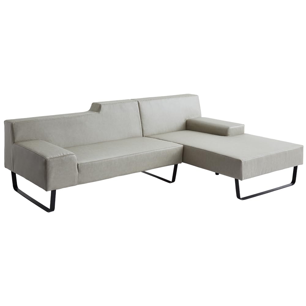 【カウチソファー】グレー、L字型 グレー ソファー カウチソファ 3人掛け おしゃれ 北欧 l字 コーナー