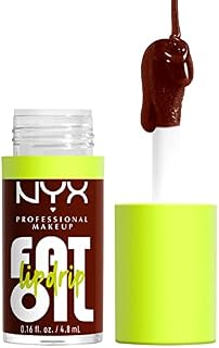 NYX Professional Makeup Błyszczyk Olejek do ust Tłuszczący Oil Drip, Wysoki połysk, Nielepkie wykończenie, 12 H nawilżenie, Bardzo duży aplikator, Oleje skwalanowe, Jeżyna i Malina, Update Status (08)