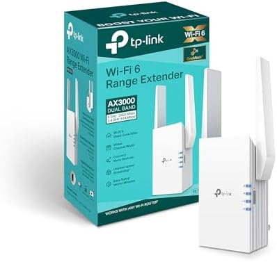 Best WiFi Extender for Gaming Without Buying the Wrong Type 4 TP-Link - AX3000 Dual-Band Wi-Fi 6 Range Extender-RE705X