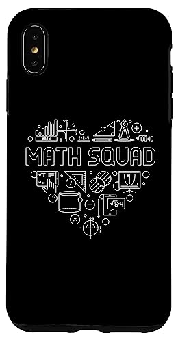 Math Squad Heart Back To School ���w�搶 �X�}�z�P�[�X iPhone XS Max �p