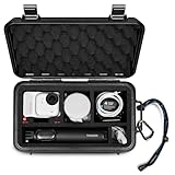 LEKUFEE Reise-Wasserdicht Reisekoffer für Insta360 GO Ultra, Standard-Bundle, Creator-Bundle und weiteres Zubehör (nur Koffer & Tasche)