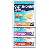 BAYON Parches para Dejar de Fumar Pack 3 Pasos (21 mg + 14 mg + 7 mg) – Tratamiento Antitabaco Completo con Reducción Gradual de Nicotina – Controla Ansiedad y Dependencia – 90 Parches Naturales 24h