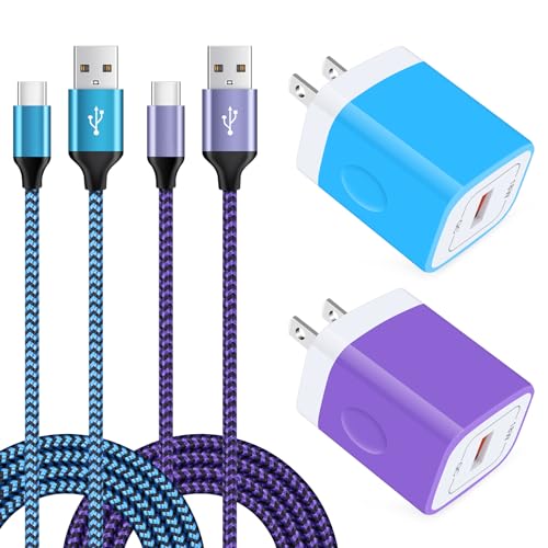 OrSunday Quick Charge 3.0 Fast Charger for LG Stylo 4/5/6, LG G5 G6 G7 G8 G8X V20 V30 V40 V50 ThinQ, LG Velvet 5G Wing K51 K61 K71 K92, 18W Rapid Wall Charger 6Ft USB Type C Charging Cord Cable