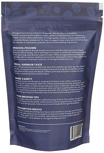 Chicago French Press - Chocolate Blueberry - Whole Bean Coffee #TOP1