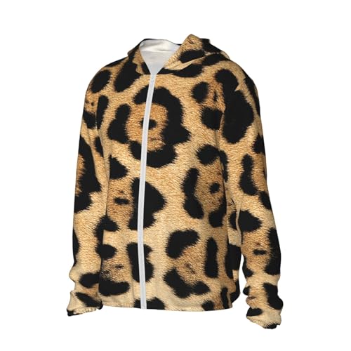 Leopard Print Sun Protection Hoodie Zip Rash Guard Long Sleeve Shirt for Fishing Hiking for Mens Womens3