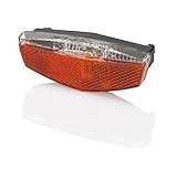 2500240500 XLC LED Batterie Rückleuchte Gepäckträger inkl Reflektor mit USB Ladebuchse