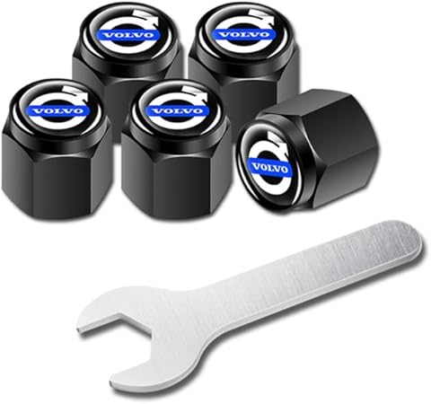 Amazon 純銅 バルブキャップ 専用車のロゴ バルブステムキャップ タイヤバルブ車 タイヤ エアバルブキャッ 車 バイク ドレスアップパーツ 軽量 腐食防止 自動車 オートバイエアバルブ 車用エアバルブキャップ ボルボ互換品 専用 4個セット エアバルブキャップ 車