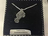 Kommt Geschenk verpackt Land Rover Series 1 SWB 3D Anhänger auf Silber Platin Plattiert Halskette handgefertigt 45,7 cm ref112