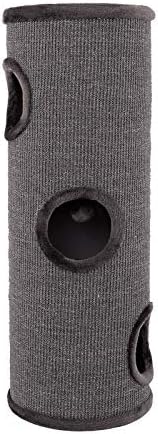 lionto Tonelada rascador para Gatos, Altura 100 cm Gris