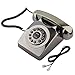 Telefono Fisso Telefono Antico d'Epoca Memoria Digitale Portatile di Stile Occidentale Stile Vintage Numeri Telefono Rotativo di Archiviazione Retrò con Riduzione del Rumore per Casa(Bronze)