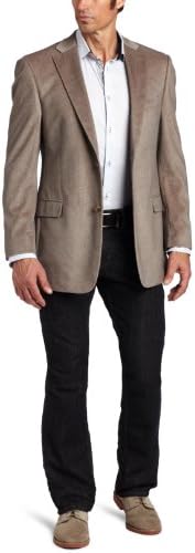 Austin Reed Men's Black Label Herringbone Two-Button Sport Coat