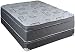 DS Solutions USA Natural Trophy Medium Plush Eurotop Twin Size Mattress Set with Mattress Cover Protector - Spine Support, Fully Assembled, Orthopedic, Longlasting