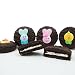 Philadelphia Candies Dark Chocolate Covered OREO Cookies, Easter Faces Assortment 8 Ounce