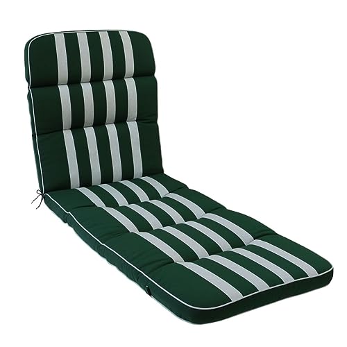 KETTtex EXKLUSIV Cuscino per sedia a sdraio 200 x 65 x 9 cm, Retro Tinta Unita