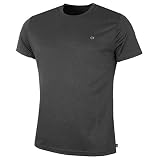 100% Polyester Calvin Klein Golf Herren Harlem T-Shirt - Grau Marl - M
