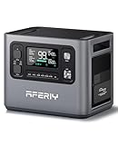 【Contrôle via application mobile】AFERIY générateur électrique portable peut être contrôlé via l’application AFERIY: surveillez l’état de la batterie en temps réel et opérez-le à distance. C’est le compagnon idéal pour les camping-cars, les caravanes et les ateliers temporaires, et peut également servir d’énergie de secours domestique en cas de panne de courant temporaire.