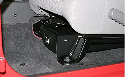 Tuffy Security Products Front Driver Side Underseat Drawer - '07-18 Wrangler JK 4-Door; '07-11 Wrangler JK 2-Door w/o Flip Seat (Black)