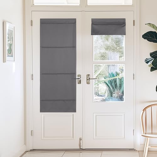 NICETOWN Roman Shades for Windows, Window Treatments Room Darkening French