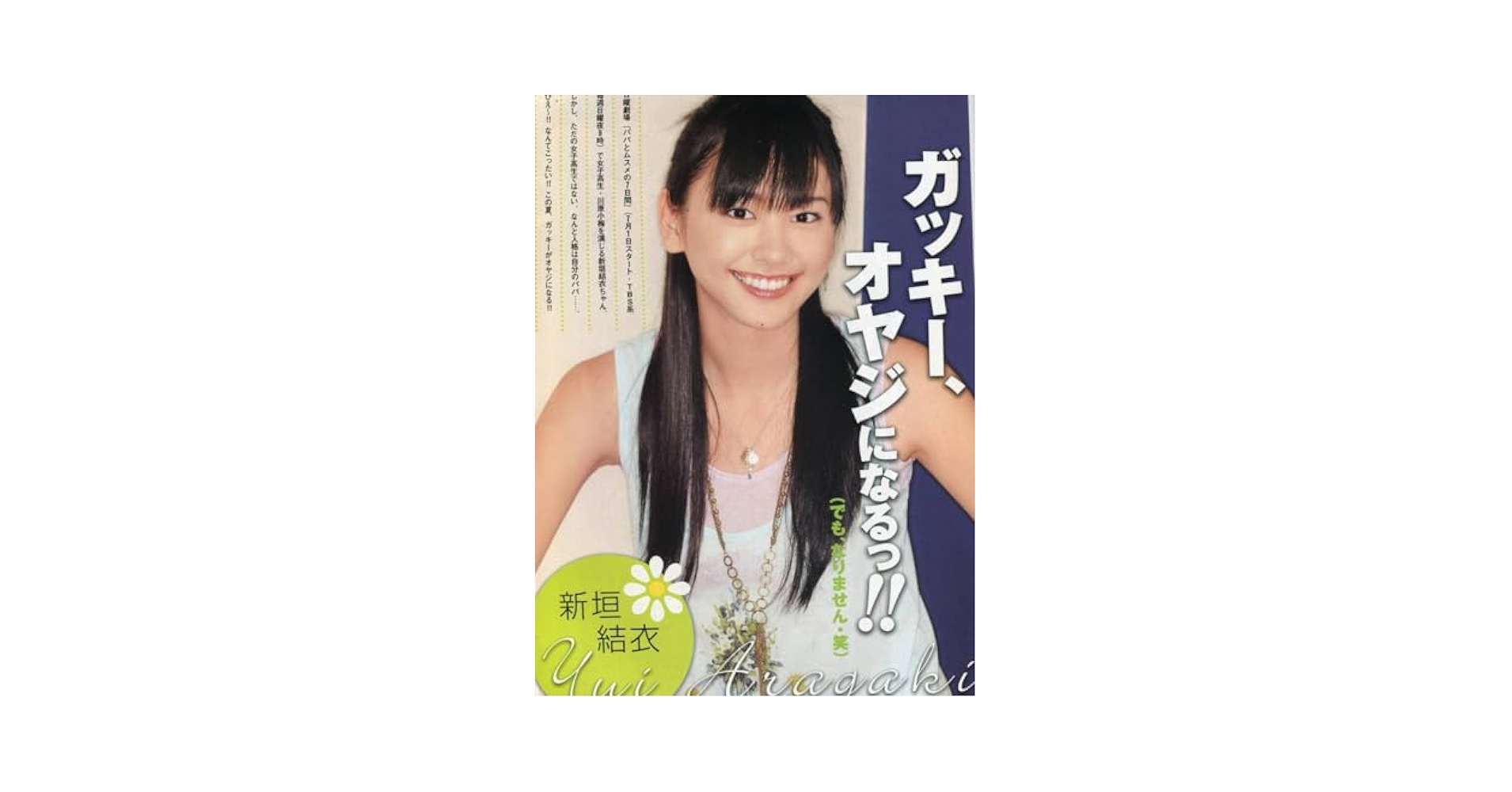 Amazon.co.jp: 絶版／ 新垣結衣☆ガッキー、オヤジになるっ