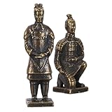 Miniatures pour les espaces : ces mini-figurines compactes sont parfaites comme objets de décoration de bureau, de jardin miniature ou d’étagère, embellissant aussi bien les espaces personnels que professionnels. guerriers de bureau en alliage de cuivre, art traditionnel chinois en alliage de cuivre