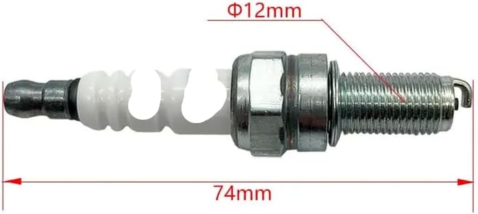 BRISK AR12C Spark Plug For Motorcycle Engine Compatible With SX65 TC65 MC65 Models 2024 2025 Pit Dirt Bikes Parts Accessories
