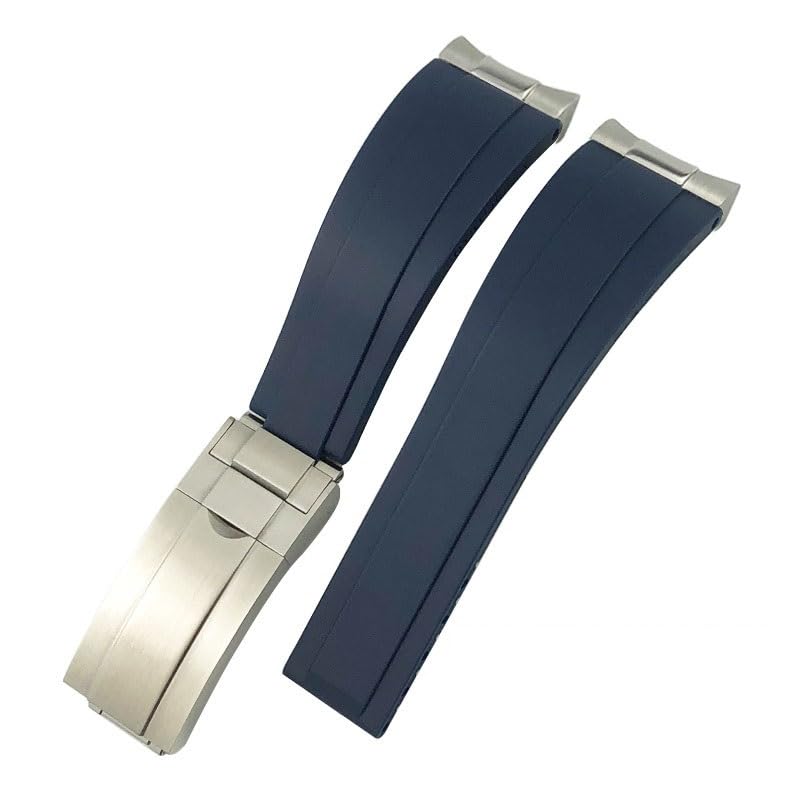 Bracelet montre caoutchouc Omega Seamaster 300 embout acier curve 20mm