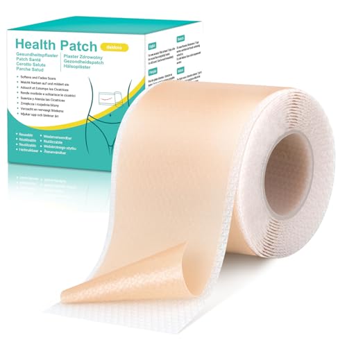 Pansement silicone cicatrice 150cm Gesundheitspflaster réutilisable – Silicone scar sheets médical pour césariennes & chéloïdes, hypoallergénique, respirant, imperméable1