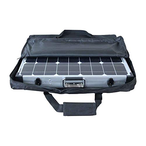 Lowenergie Portable Mono Folding Solar Panel Kit 12v Battery Charger Camping Caravans (40W) - Image 6